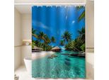 Tenda Da Bagno Decorativa Impermeabile E Resistente Alla Muffa, Come Tenda Da Doccia, Divisorio Per La Stanza O Tenda Per La Porta, Dimensioni: 180X200Cm, Stile 3