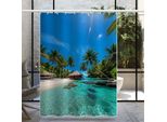 Tenda Da Bagno Decorativa Impermeabile E Resistente Alla Muffa, Come Tenda Da Doccia, Divisorio Per La Stanza O Tenda Per La Porta, Dimensioni: 200X180Cm, Stile 3