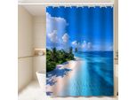 Tenda Da Bagno Decorativa Impermeabile E Resistente Alla Muffa, Come Tenda Da Doccia, Divisorio Per La Stanza O Tenda Per La Porta, Dimensioni: 180X180Cm, Stile 4