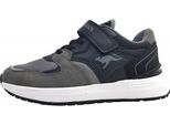 Kangaroos K-Sneak Base Ev, Scarpa Con Velcro Per Ragazzi, Nero, Taglia 36