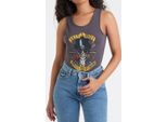 Amplified - Body Donna "Top Hat Skull"" GD2814 (Xl) (Charcoal)"