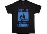 Tom Petty & The Heartbreakers - Maglietta "Full Moon Fever"" Per Bambini/Donne Unisex RO13385 (M) (Schwarz/Blau)"