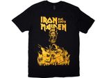 Iron Maiden - Maglietta "Est. 1975 Holy Smoke"" Per Uomo/Donna Unisex RO13856 (S) (Nero)"