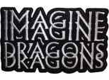 Imagine Dragons - Doppio Logo - Toppa Da Applicare Con Il Ferro RO13629 (Taglia Unica) (Nero/Bianco)