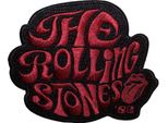 The Rolling Stones - Logo Whirling - Toppa Con Ferro Da Stiro "'82"" RO13644 (Taglia Unica) (Rosso/Nero)"