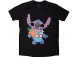 Lilo & Stitch - T-Shirt Uomo/Donna Unisex RO13805 (M) (Nero)