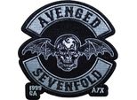 Avenged Sevenfold - Skull Bat - Toppa Da Stirare Sullo Scollo RO13670 (Taglia Unica) (Nero/Bianco)