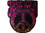 Janis Joplin - Peace Sign - Toppa Da Stirare RO13692 (Taglia Unica) (Nero/Rosa)
