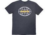 Oasis - Maglietta "1998 World Tour - Sud America"" Per Bambini/Ragazzi Unisex RO13460 (L) (Marineblau)"