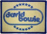 David Bowie - Ovale - Toppa Da Stirare RO13846 (Taglia Unica) (Sabbia/Blu)