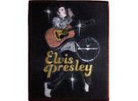 Elvis Presley - Microfono - Toppa Con Ferro Da Stiro RO13723 (Taglia Unica) (Nero)