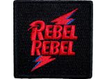 David Bowie - Toppa Con Ferro "Rebel Rebel"" RO13736 (Taglia Unica) (Nero/Blu/Rosso)"