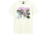 Amplified - Maglietta "Flowers"" Per Uomo/Donna Unisex GD2425 (L) (Bianco Sporco)"