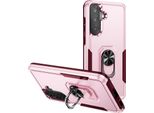Avizar, Cover Galaxy A36 Antiurto Con Supporto Ad Anello Magnetico, Oro Rosa