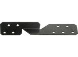 Alberts 823108 Ancoraggio Per Arcarecci Duravis®, Diamantato Nero Rivestito In Duplex, Dimensioni 33 X 33 X 170 Mm, Set Di 50 Pezzi
