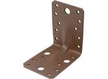 Alberts 823085 Connettore Angolare Per Impieghi Gravosi Duravis® Con Perlina, Diamantato Nero Rivestito In Duplex, Dimensioni 90 X 90 X 65 Mm, Set Da 25