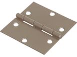 Alberts 822422 Cerniera Duravis®, Quadrata, Rivestimento Duplex Marrone Ruggine, Dimensioni 60 X 60 X 1 Mm, Set Di 20 Pezzi