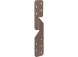 Alberts 822477 Ancoraggio Per Arcarecci Duravis®, Rivestimento Duplex Marrone Ruggine, Dimensioni 33 X 33 X 170 Mm, Set Di 50 Pezzi