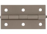 Alberts 822439 Cerniera Duravis®, Stretta, Rivestimento Duplex Marrone Ruggine, Dimensioni 80 X 40 X 1,25 Mm, Set Di 20 Pezzi