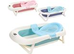 Tolletour Baby Bath Neonato Pieghevole Sensore Di Temperatura Per Il Bagnetto, Verde