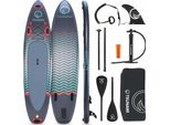 SUP-Board Tsunami 350 cm-Aufblasbar mit Paddel und Transportzubehör Wave