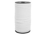 8Mm 100Yard Nastro Elastico Per Cucito Accessori Piatto Lavorato A Maglia Per Abbigliamento Fai Da Te (Bianco)