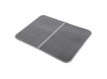 Eva Doppio Strato Lettiera Gatto Antiscivolo Morbido Pad Di Controllo Lettiera (Grigio L)