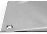 Telone Per Camion In Pvc 900G/M² (3M X 6M, Occhielli Rotondi Da 20Mm, Grigio RAL7038) Al Metro Con/Senza Occhielli Telone Per Tetti Telone Per Camion Industriali Telone Per Campeggi Telone Di Protezione Telone Di Legno