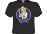 Amplified - Top Corto "Enema Of The State"" Da Donna GD2738 (Xxl) (Charcoal)"