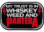 Pantera - Magnete Da Frigo "Whiskey"" RO13937 (Taglia Unica) (Nero/Rosso/Bianco)"