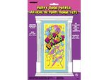 Unique Party - Poster Per Porta, In Plastica, Happy Birthday SG38507 (Taglia Unica) (Colorato)