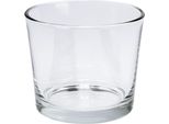 Set Di 6 Vasi In Vetro Trasparente Ø14,5 Cm - Versatile Vaso/Lanterna Per Decorazioni Artificiali E Da Tavola