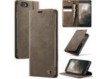 Custodia In Pelle Per Iphone 6S/6/7/8/8/Se 2020/SE 2022, Protezione Rfid, Chiusura Magnetica, Slot Per Carte E Funzione Stand Marrone