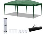 Jayseuw Gazebo Pieghevole Gazebo E Tende Per Feste 3X6M, Tenda Da Giardino Per Terrazza Giardino Festa, Impermeabile Senza Lati Verde