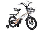 16 Zoll Kinderfahrrad Jungenfahrrad Lernfahrrad mit Stützrädern Jungen Mädchen fahrrad Weiß