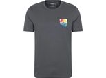 Mountain Warehouse - Maglietta "Lake District"" Da Uomo A Manica Corta MW4404 (L) (Charcoal)"