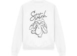 Lilo & Stitch - Felpa Girocollo "Sketchy Surprise"" Per Uomo/Donna Unisex TV19812 (Xl) (Bianco)"