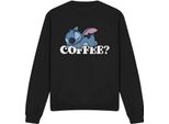 Lilo & Stitch - Felpa Girocollo Per Uomo/Donna Unisex TV19811 (Xl) (Nero)