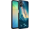 Smartphonica Custodia Per Telefono Adatta A Samsung Galaxy A06 Con Impronta Di Cielo Stellato - Custodia Backcover In Tpu Con Design Spaziale E A Forma Di Via Lattea