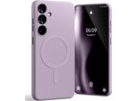 Mercurio Magsafe Semi-Silicone Sam S25+ S936 Liliowy Fiolet /Lilac Purple