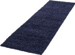 Tappeto A Pelo Alto Life Blu Navy 80 X 250 Cm