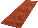Tappeto A Pelo Alto Life Terracotta 80 X 250 Cm