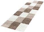 Tappeto A Pelo Alto Life Mocha 80 X 250 Cm