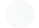 Tappeto A Pelo Alto Sydney White 200 Cm Rotondo