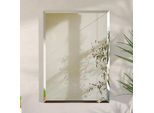 Artloge Specchio Da Parete Moderno, Specchio Decorativo Senza Cornice, Specchio Rettangolare, Specchio Da Ingresso A Parete, Per Bagno, Soggiorno, Camera Da Letto 40×50Cm