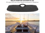 Piastra Di Bloccaggio In Pvc Per Il Montaggio Del Motore Fuoribordo Staffa Motore Per Gommone Gommone Kayak Yacht Marino Nero