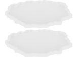 Stampo In Silicone, Set Di 2, Tipo 4, Per Sottobicchieri, Bricolage, Progetti Artigianali Decorativi, Base Per Vassoio