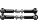 2Pcs Rc Steering Linkage Rod Servo Pull Linkage Arm Aluminium Alloy Car Parts Per Mjx 14210 14209 16208 16209 1/14 Black