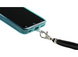 Custodia In Tpu Caseroxx Compatibile Con Emporia SMART.ME7 / 7Lite / 7Mini, Con Cinturino Da Collo In Tpu Azzurro