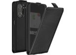 Avizar, Custodia Flip Verticale Xiaomi Redmi A5 Con Portacarte, Nero